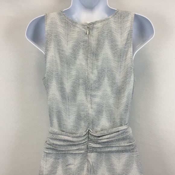 GAP Chevron Print Sleeveless Tie Waist Dress. - Picture 3 of 13